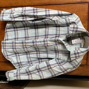 Carters blue plaid button down shirt. Long sleeve